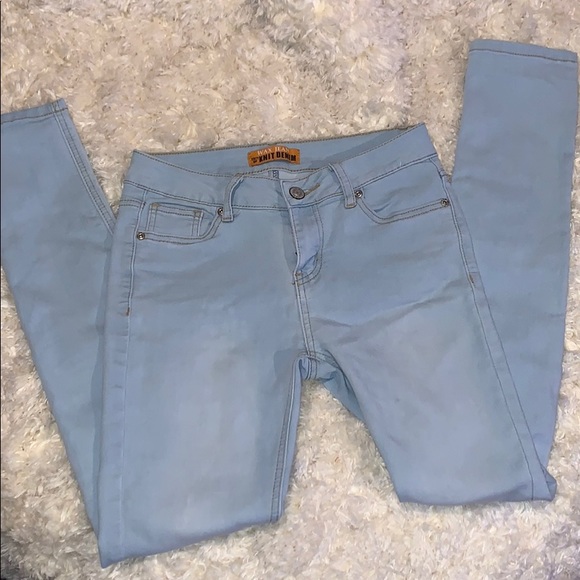 womens knit denim jeans